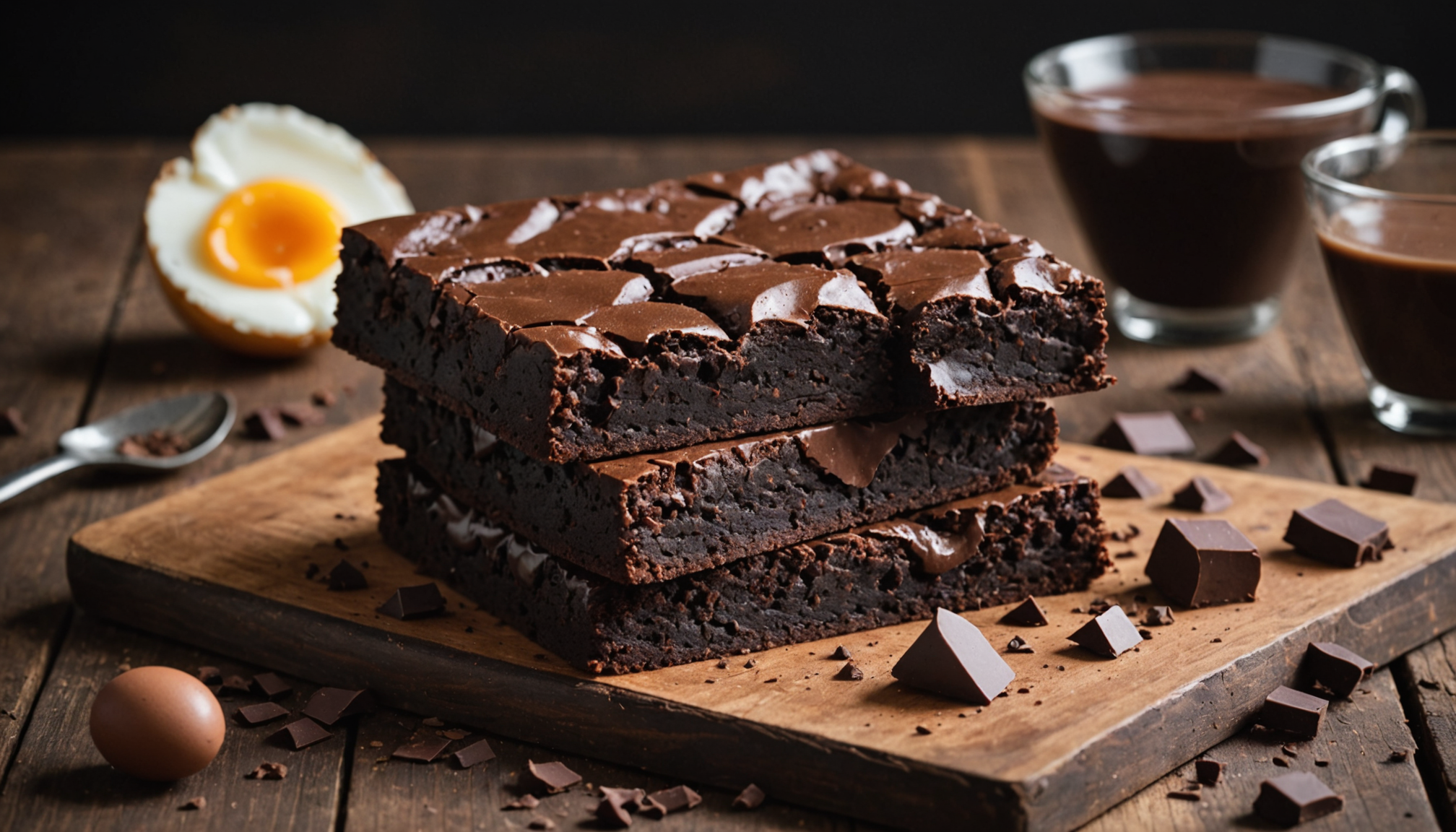 découvrez notre brownie healthy ultra fondant au chocolat intense, moelleux et sans farine, réalisé avec seulement 4 ingrédients du placard. parfait pour un goûter d’hiver rapide et gourmand !