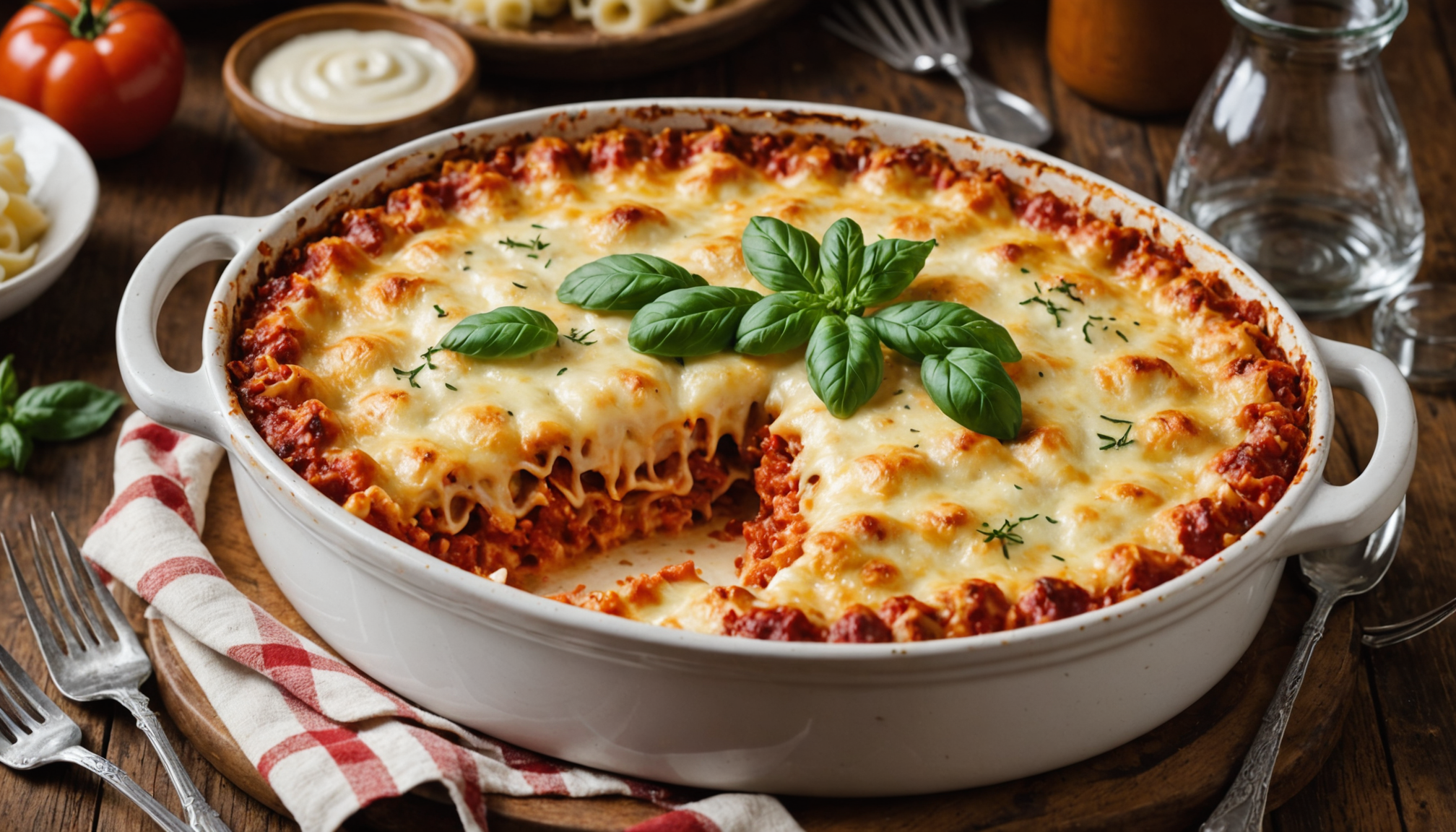 savourez un gratin italien réconfortant, parfait pour réchauffer vos soirées d’hiver et ravir vos papilles avec des saveurs authentiques.