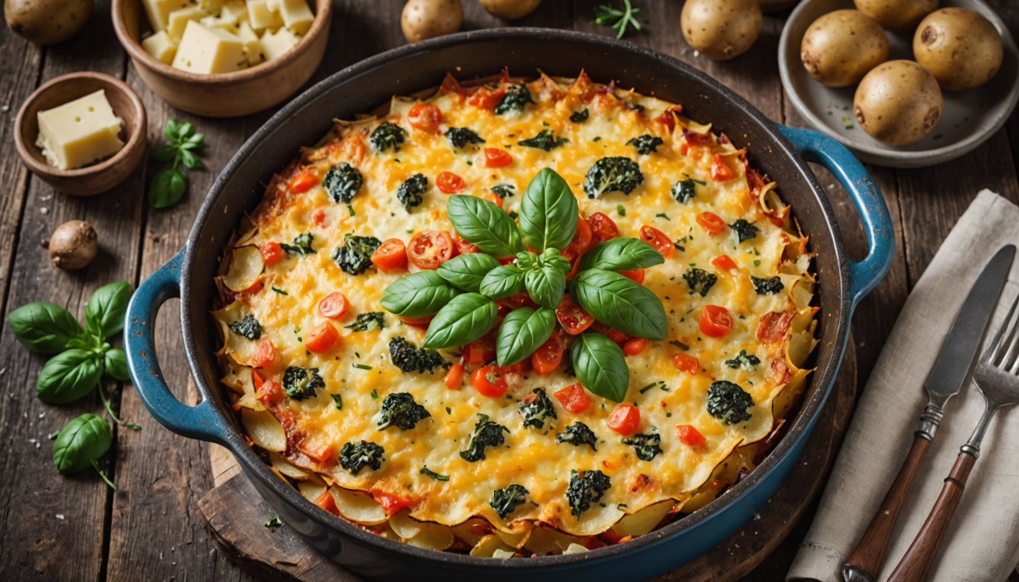 savourez un gratin italien réconfortant, parfait pour réchauffer vos soirées d’hiver et séduire vos papilles avec une explosion de saveurs authentiques.