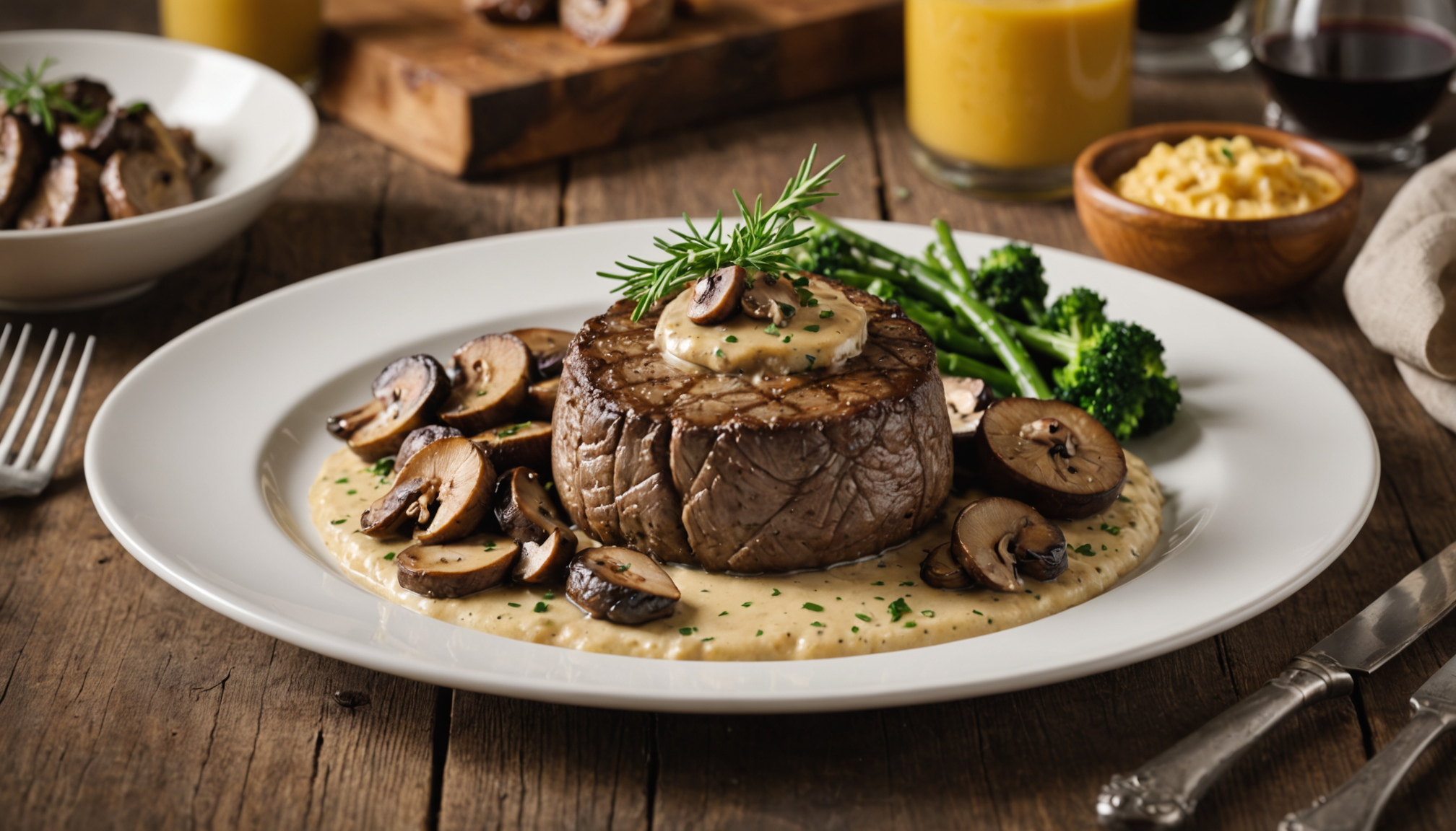découvrez notre recette rapide et savoureuse de filet mignon sauce champignons et moutarde, prête en 30 minutes pour un repas onctueux et gourmand.