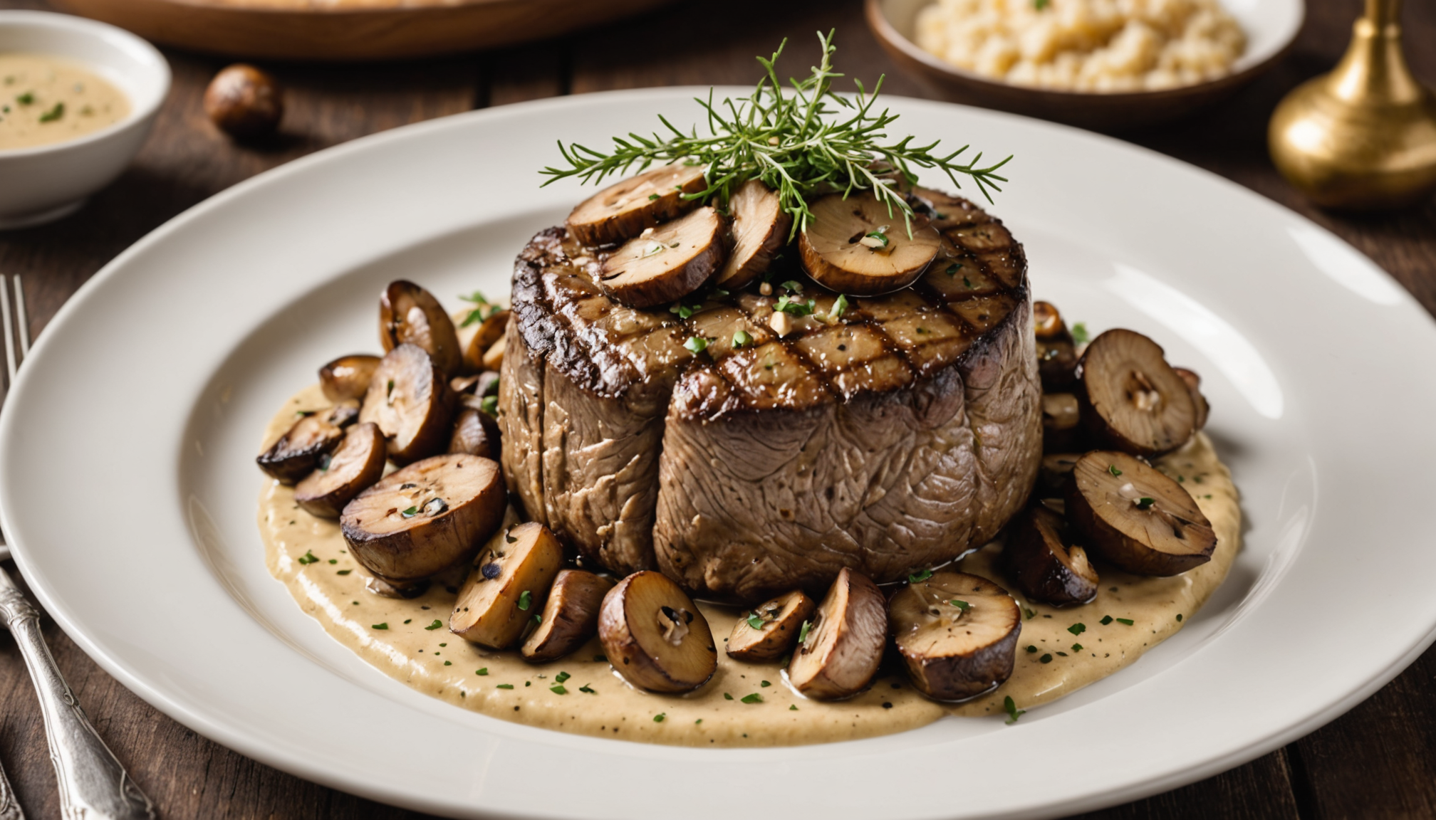 découvrez une recette gourmande de filet mignon sauce champignons et moutarde, onctueuse et rapide à préparer en seulement 30 minutes. parfaite pour un repas savoureux et facile.