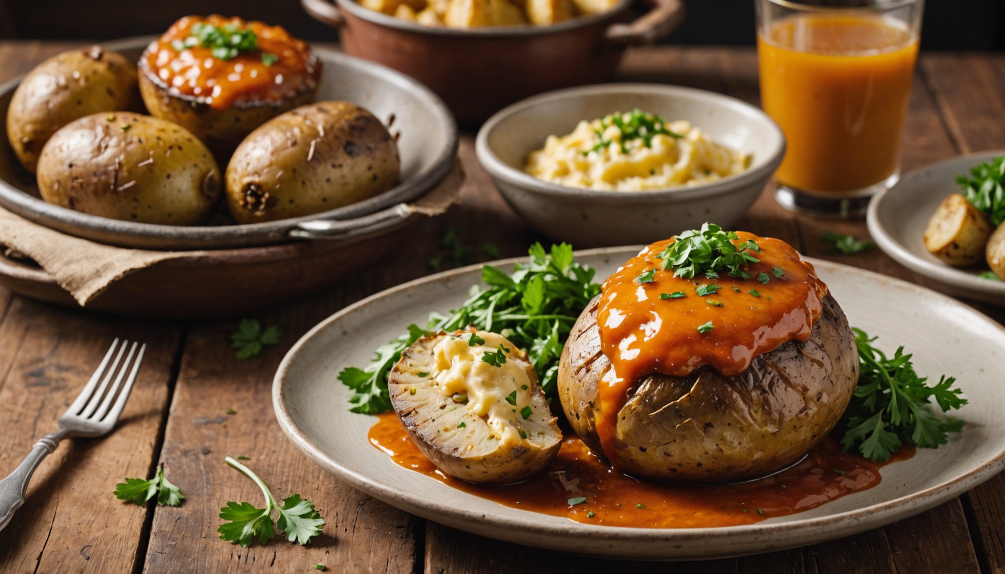 découvrez une sauce gourmande parfaite pour sublimer vos pommes de terre au four et révéler toutes leurs saveurs authentiques.