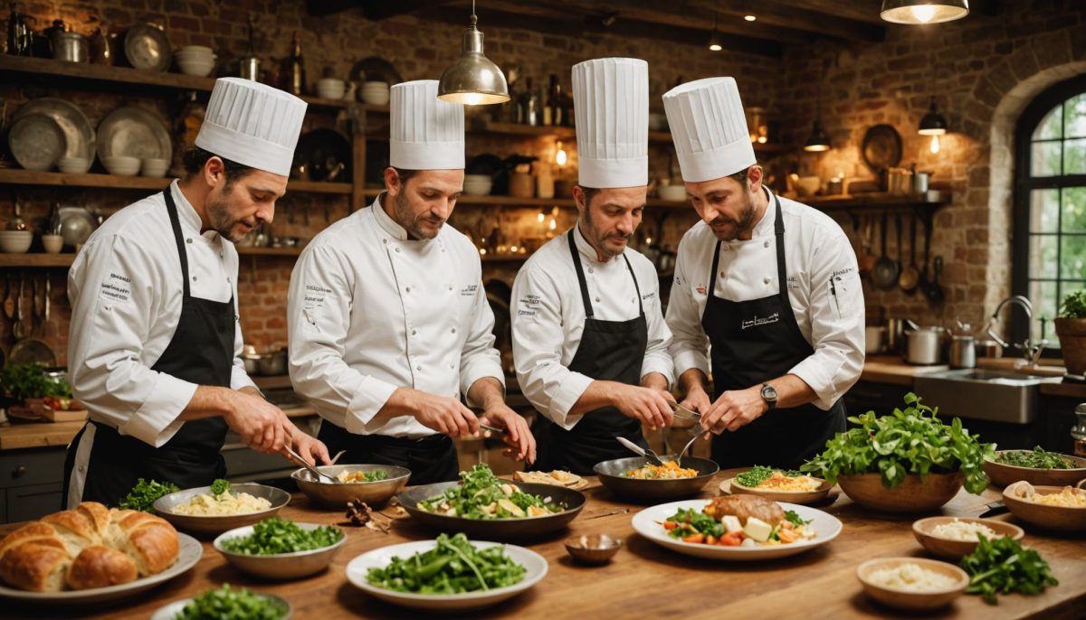découvrez les chefs et propriétaires de restaurants, véritables artisans des plus belles assiettes françaises, qui partagent leurs secrets et passions culinaires.