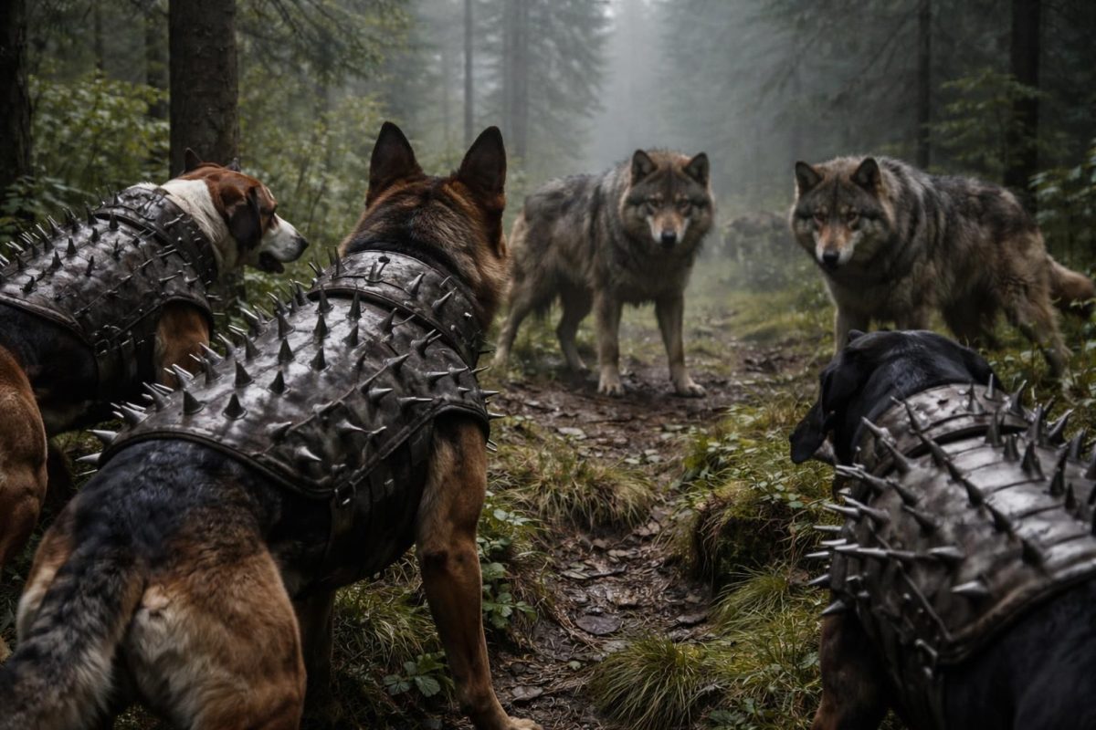 découvrez comment les gilets à pointes en acier protègent efficacement les chiens de chasse en europe contre les attaques de loups, assurant leur sécurité lors des sorties.