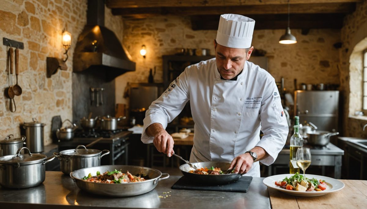 découvrez la passion du chef poitevin franç... pour la gastronomie, où l'essentiel est que chaque plat soit un véritable régal pour les papilles.