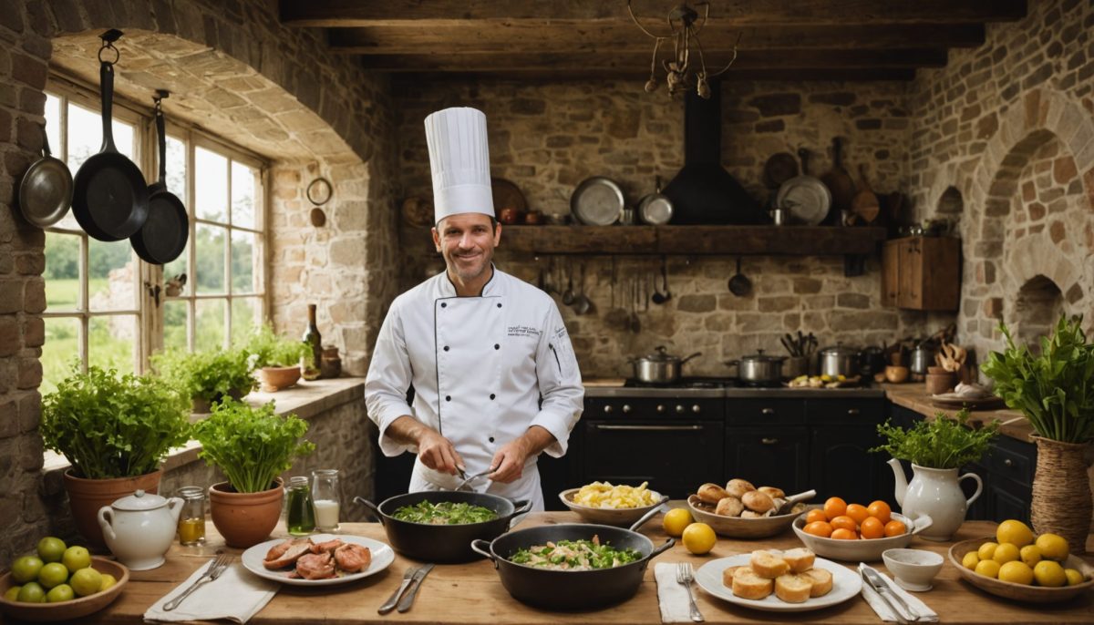 découvrez la passion du chef poitevin franç... qui fait de chaque plat un véritable régal, alliant tradition et créativité en gastronomie.