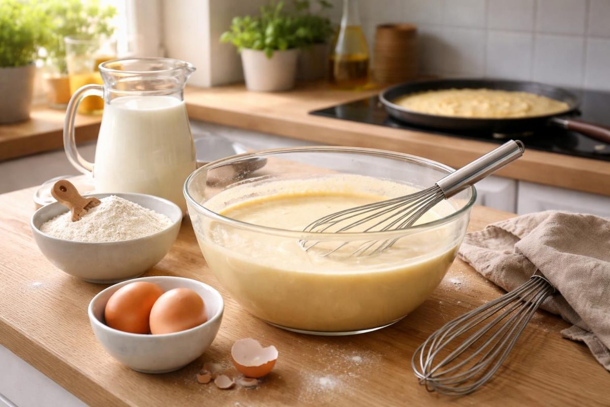 découvrez la recette ultra-légère et rapide de la pâte à crêpes de christophe michalak, sans temps de repos et à faible teneur en œufs, pour des crêpes savoureuses et faciles à réaliser.
