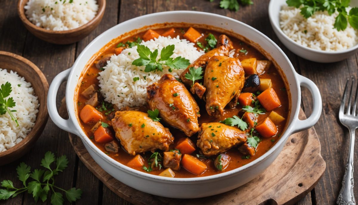 découvrez les secrets gourmands du poulet basquaise authentique de ma grand-mère, une recette traditionnelle aux saveurs riches et généreuses, idéale pour régaler toute la famille.