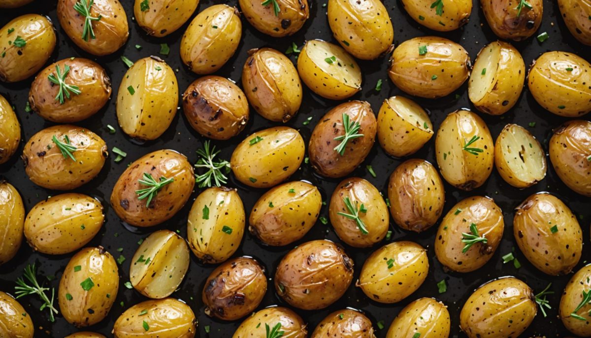 découvrez les pommes de terre grenailles, délicieusement croquantes et pleines de saveurs irrésistibles, parfaites pour une cuisson au four simple et gourmande.