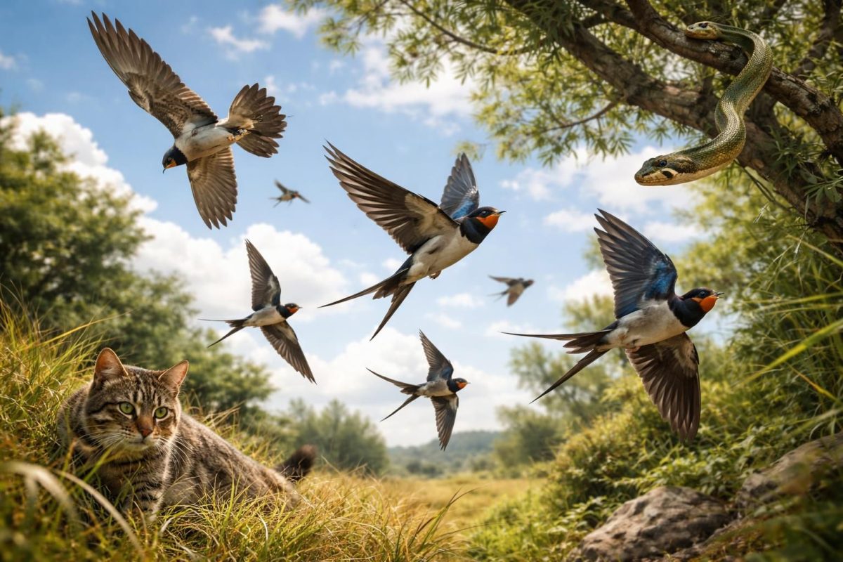 découvrez les véritables prédateurs des hirondelles et comprenez les menaces qui pèsent sur ces acrobates du ciel. apprenez comment protéger ces oiseaux fascinants.