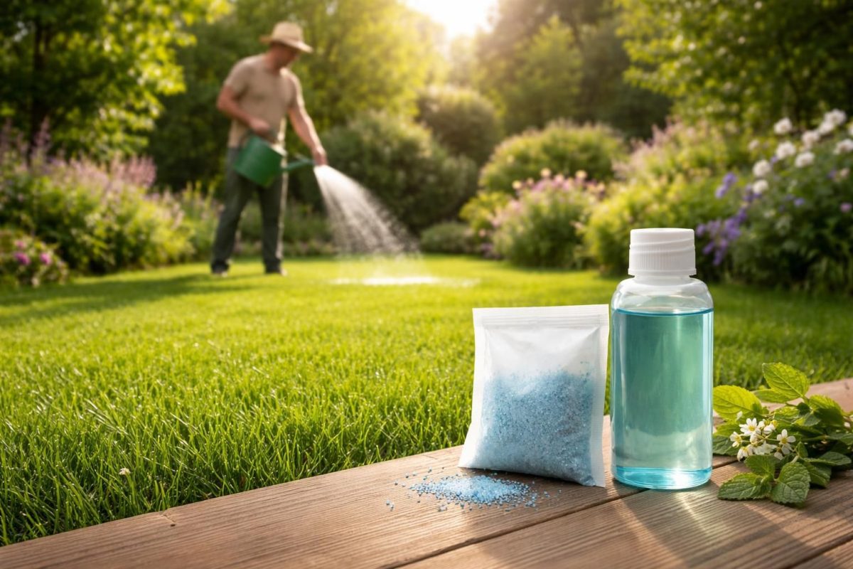 découvrez un secret à seulement 1 € pour les jardiniers : boostez la croissance de votre pelouse avant l'été grâce à un produit de bain simple et efficace.