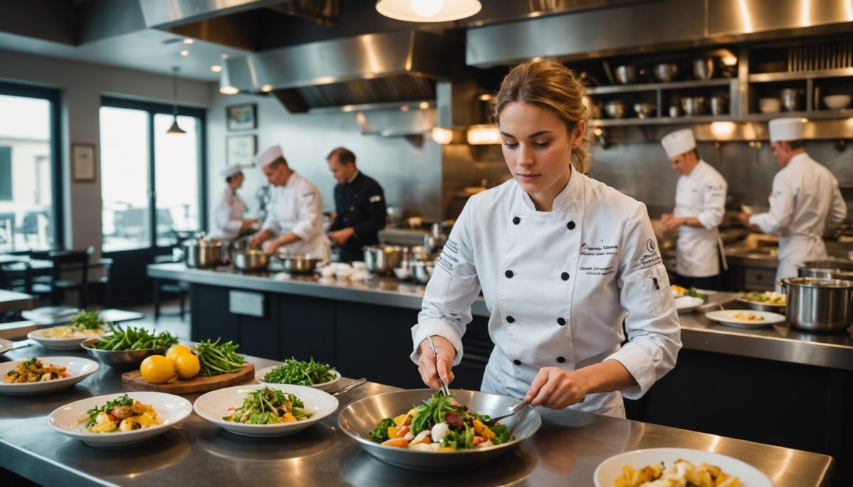 découvrez emilia feron, jeune cheffe talentueuse du restaurant martina à port-en-bessin, et plongez dans l'univers gourmand de sa cuisine inventive et raffinée.