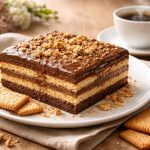 découvrez notre gâteau fondant au petit beurre et café, une délicieuse pause gourmande aux arômes délicats qui ravira vos papilles à chaque bouchée.