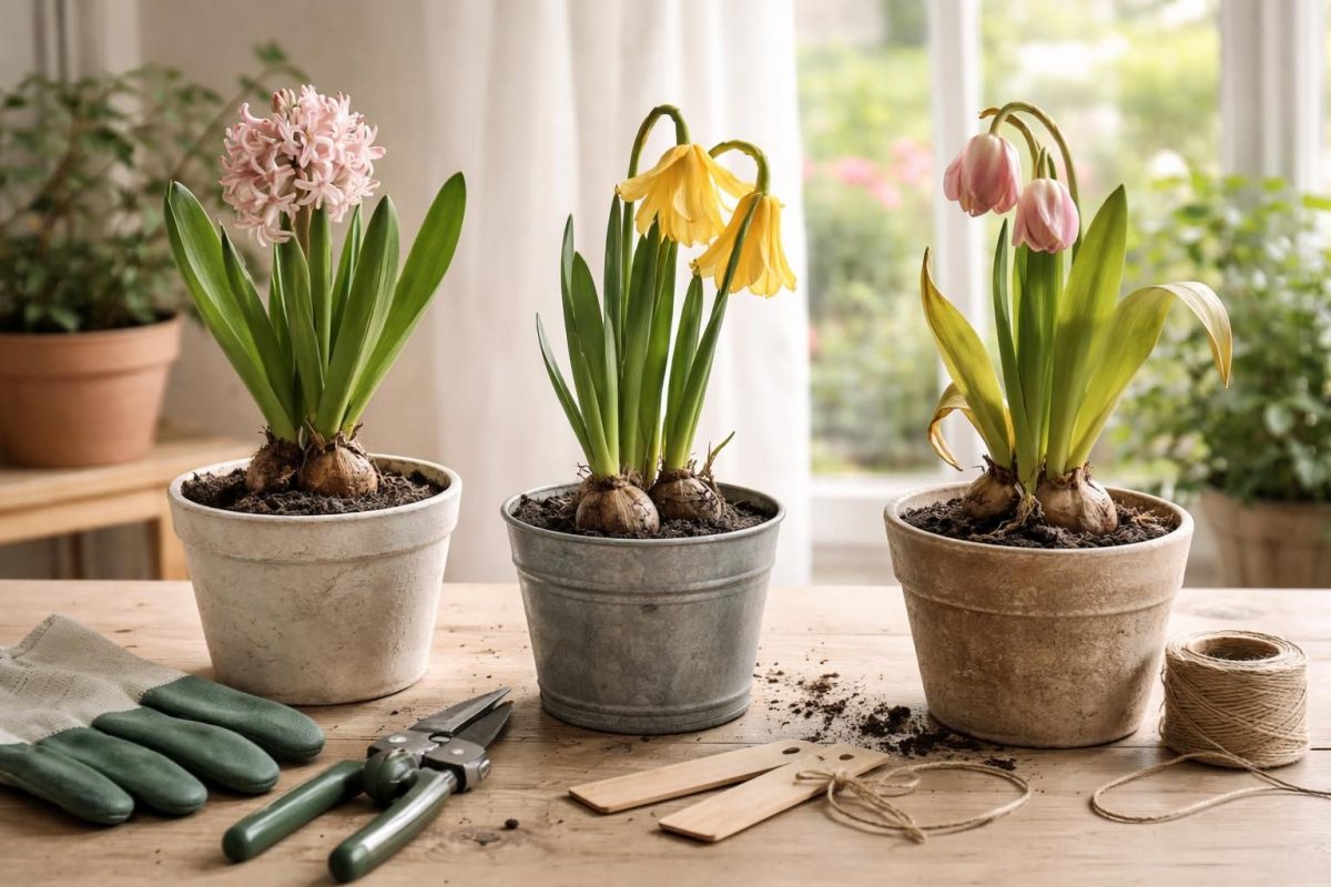 découvrez nos astuces simples et efficaces pour conserver parfaitement vos bulbes de jacinthe, jonquille et tulipe après la floraison et les replanter avec succès.