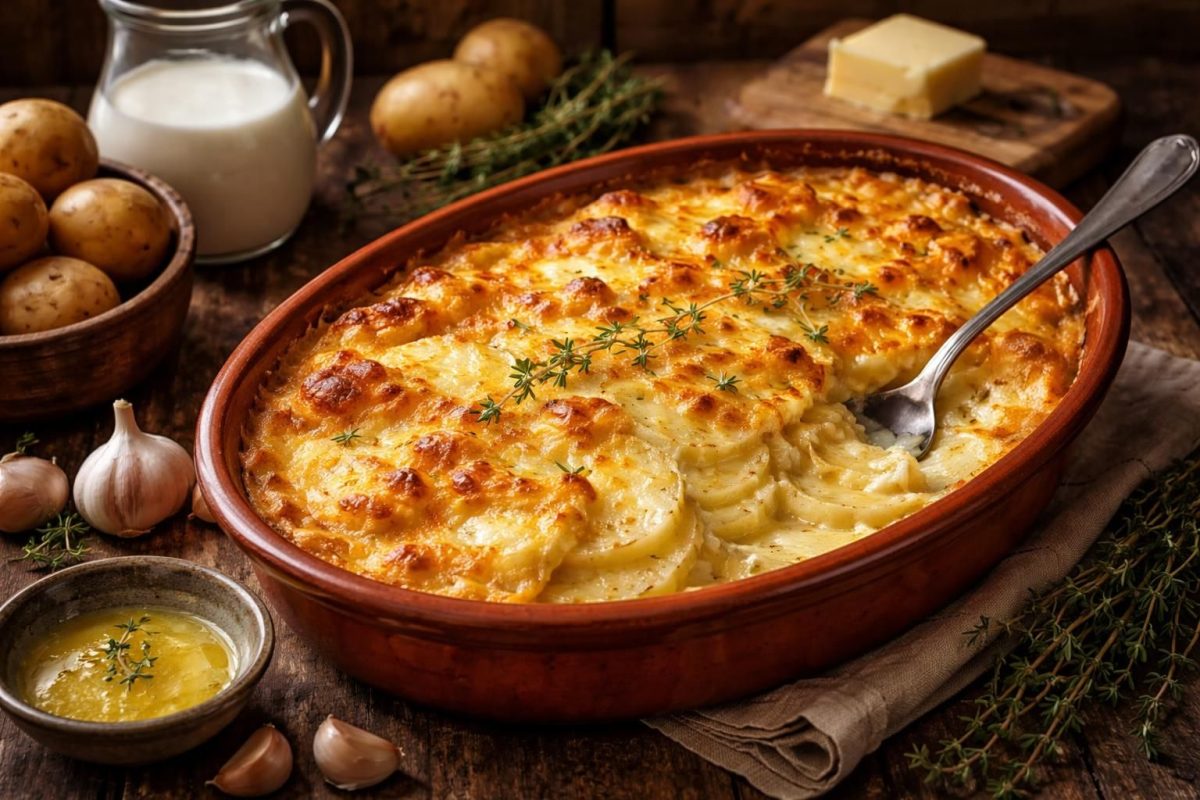 découvrez notre astuce secrète pour réussir un gratin dauphinois fondant et savoureux sans utiliser de crème. une recette simple et légère qui ravira vos papilles !