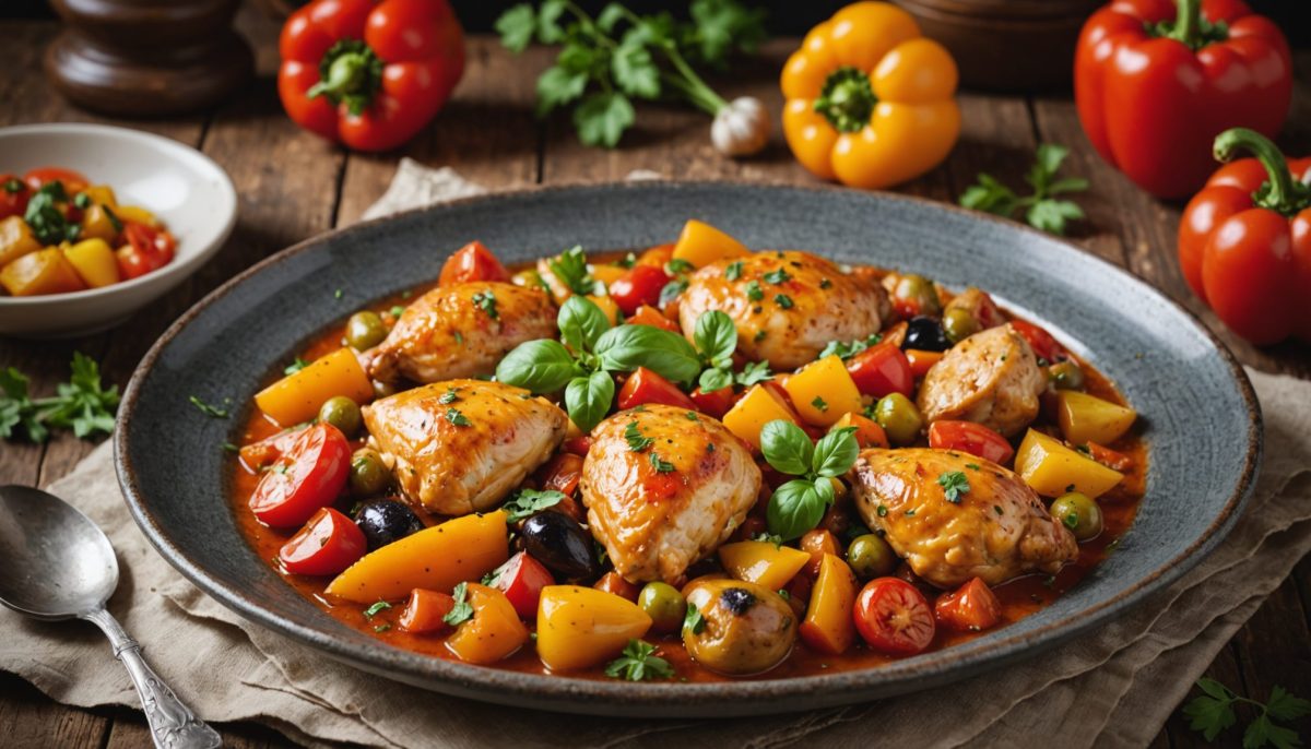 découvrez le goût authentique du poulet basquaise comme le préparait ma grand-mère, un délicieux voyage culinaire aux saveurs traditionnelles du pays basque.