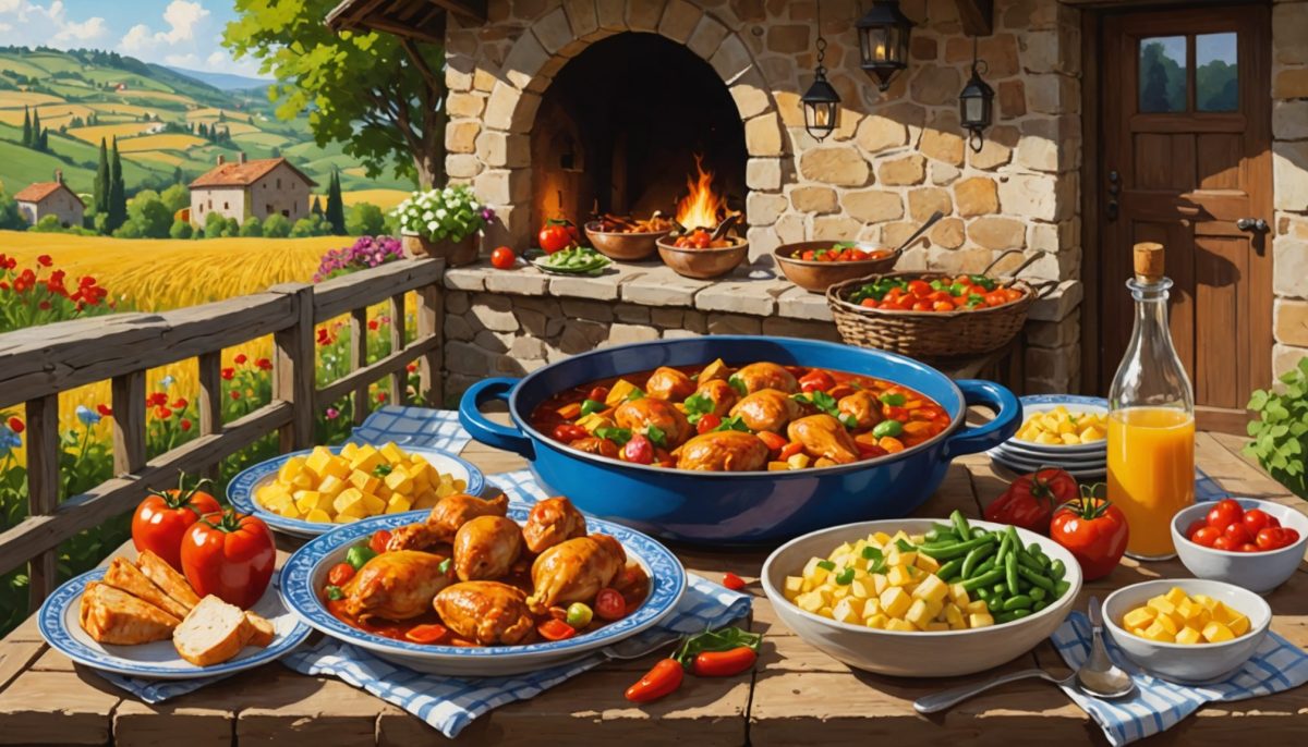 découvrez la recette authentique du poulet basquaise de ma grand-mère, un voyage gourmand aux saveurs traditionnelles du pays basque.