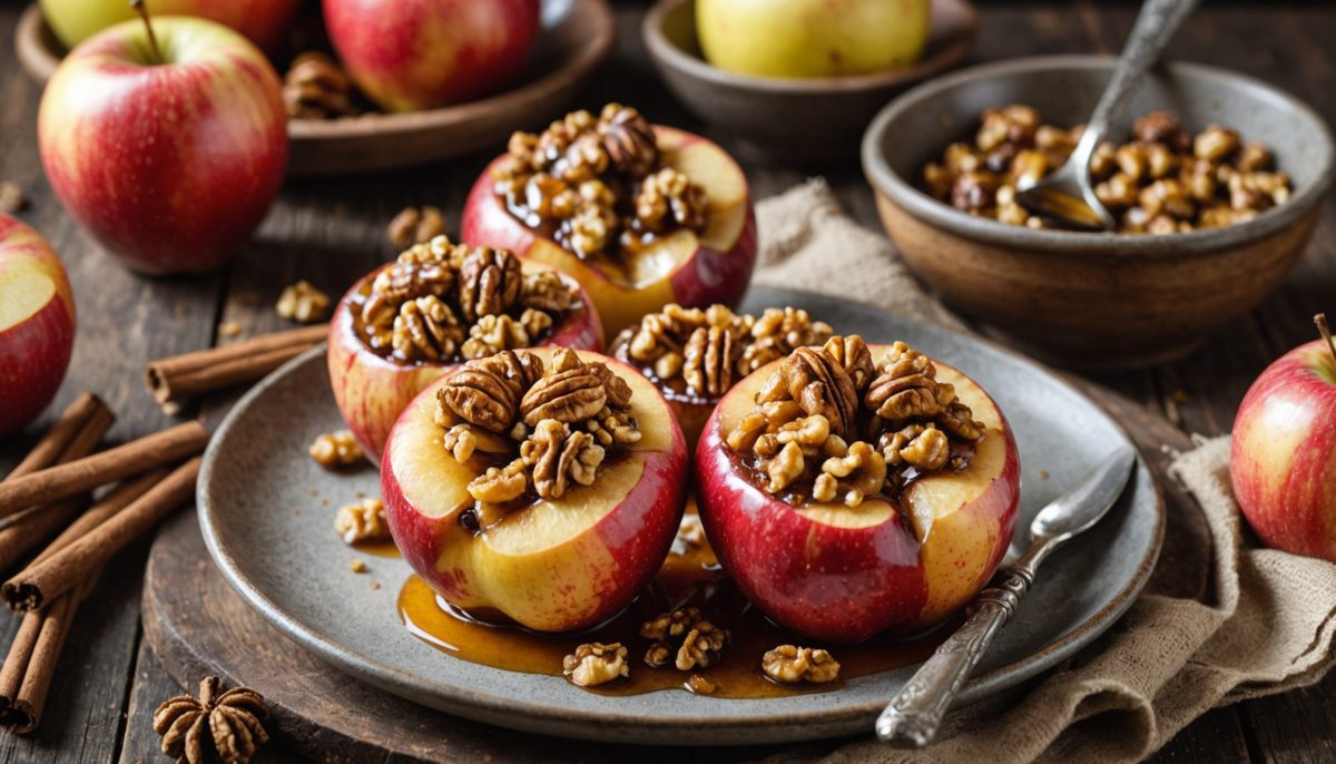 découvrez nos recettes et astuces pour préparer des pommes au four tendre et délicieusement aromatisées, un dessert simple et gourmand à partager en toute occasion.