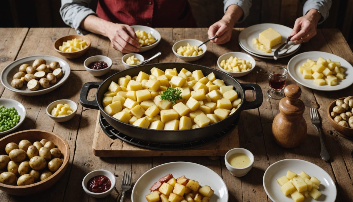 découvrez combien de pommes de terre prévoir par personne pour une raclette équilibrée et savoureuse, afin de satisfaire tous vos invités sans gaspillage.