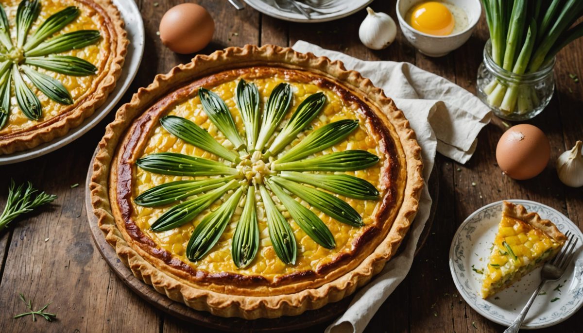 découvrez notre recette traditionnelle de tarte aux poireaux à l’ancienne, un véritable voyage gourmand aux saveurs d’antan à savourer aujourd’hui en toute simplicité.