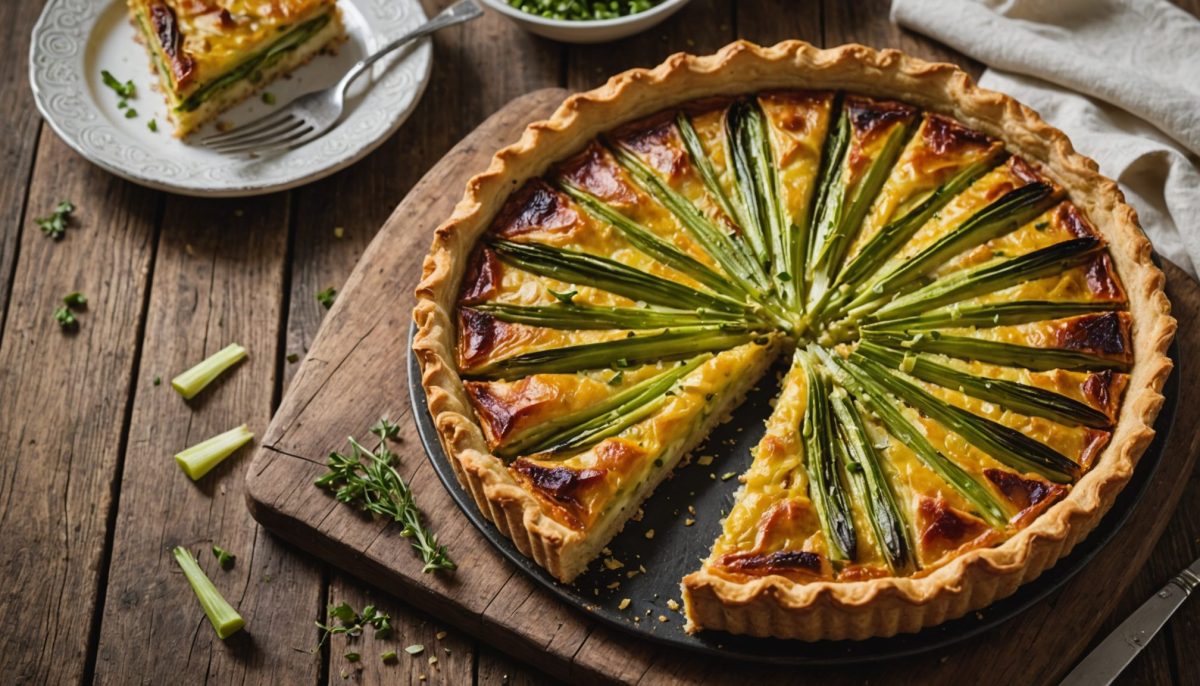 découvrez la tarte aux poireaux à l’ancienne, une recette traditionnelle qui vous invite à un voyage gourmand aux saveurs d’antan à savourer dès aujourd’hui.