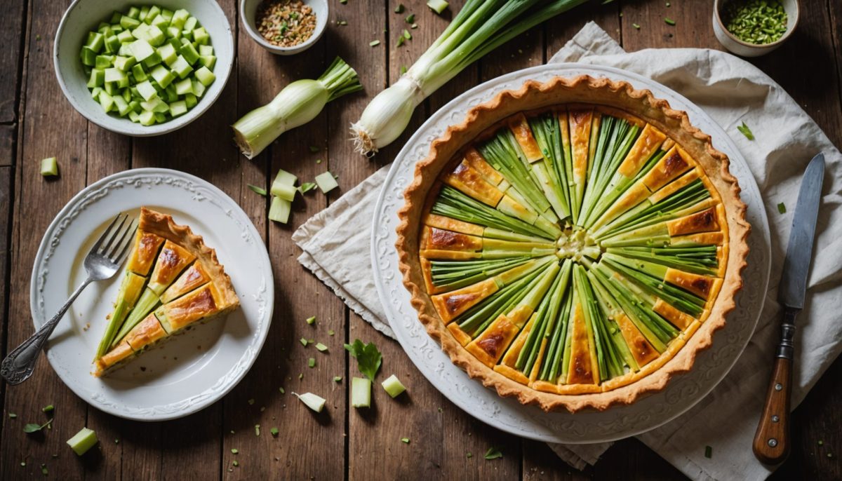 découvrez la tarte aux poireaux à l’ancienne, un délice traditionnel qui vous transporte aux saveurs d’antan pour un moment gourmand et authentique à savourer aujourd’hui.