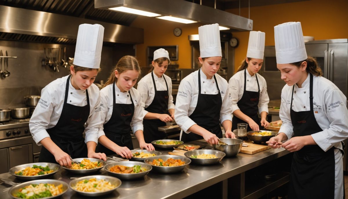 à tournon-sur-rhône, des élèves de 6e explorent les coulisses de la gastronomie lors d'une immersion unique dans un restaurant, alliant découverte et apprentissage.
