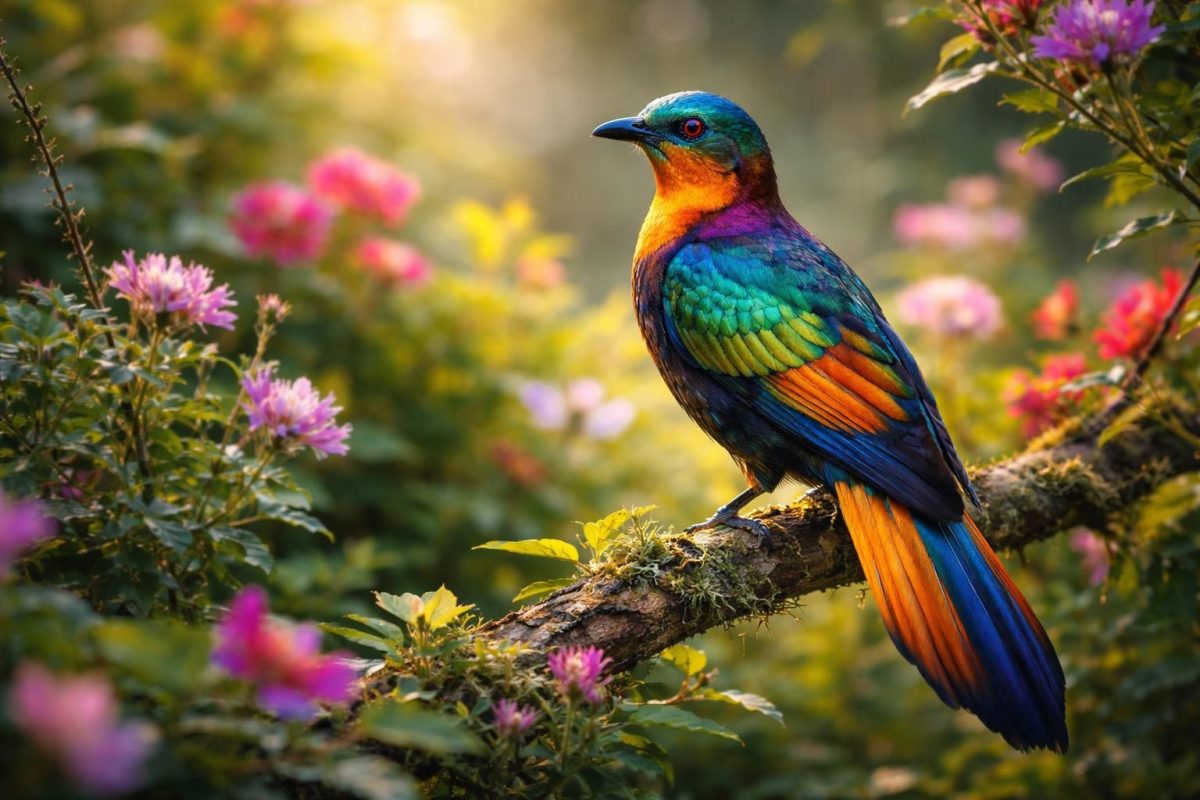 découvrez l'histoire fascinante d'un oiseau rarissime, avec seulement 10 000 exemplaires dans le monde, qui a choisi de visiter un jardin local près de chez vous.